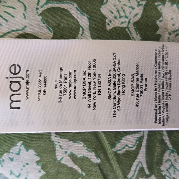 Maje Jitale‎ Floral Printed Ruffled Midi Skirt Size XL Cottagecore Travel Twee - Picture 15 of 16